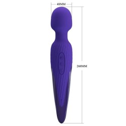 Vibromasseur Antony Youth Rechargeable Wand Pretty Love 7 modes et chaleur 26x4.8cm