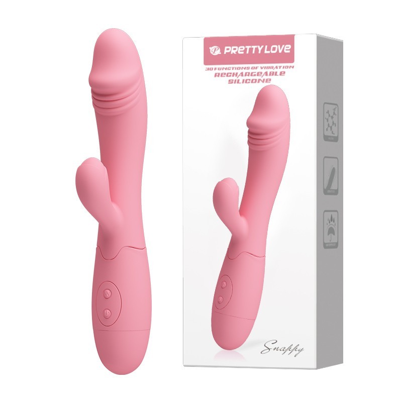 Bissiger wiederaufladbarer Dual 30 Modi Soft Pink