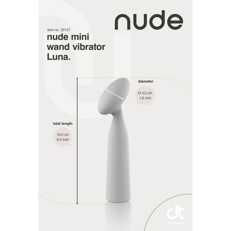 NUDE VIBRADOR MINI VARINHA LUNA