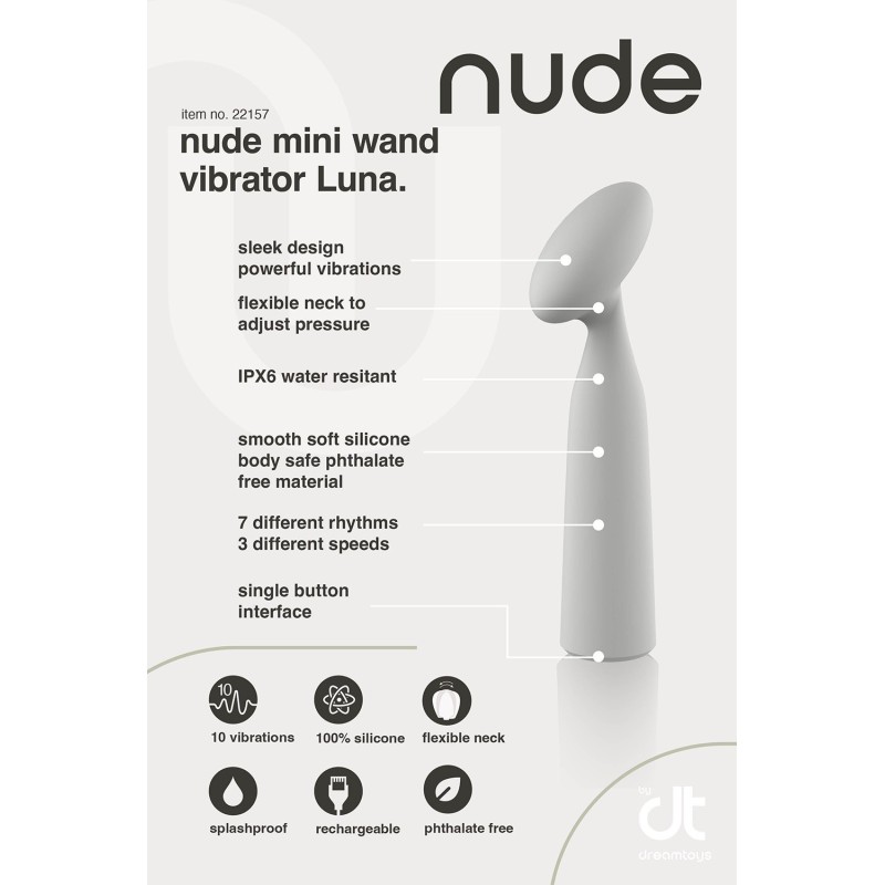 NUDE LUNA MINI VIBRATORE A BACCHETTA