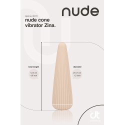 NUDE ZINA VIBRATOR CONE - Travel Size