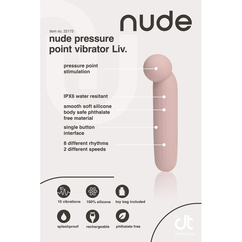 NUDE LIV VIBRADOR DE PUNTO DE PRESIÓN FLEXIBLE