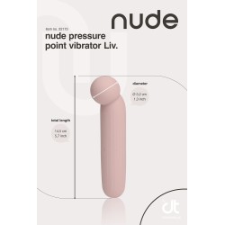 NUDE VIBRADOR DE PONTO DE PRESSÃO FLEXÍVEL LIV