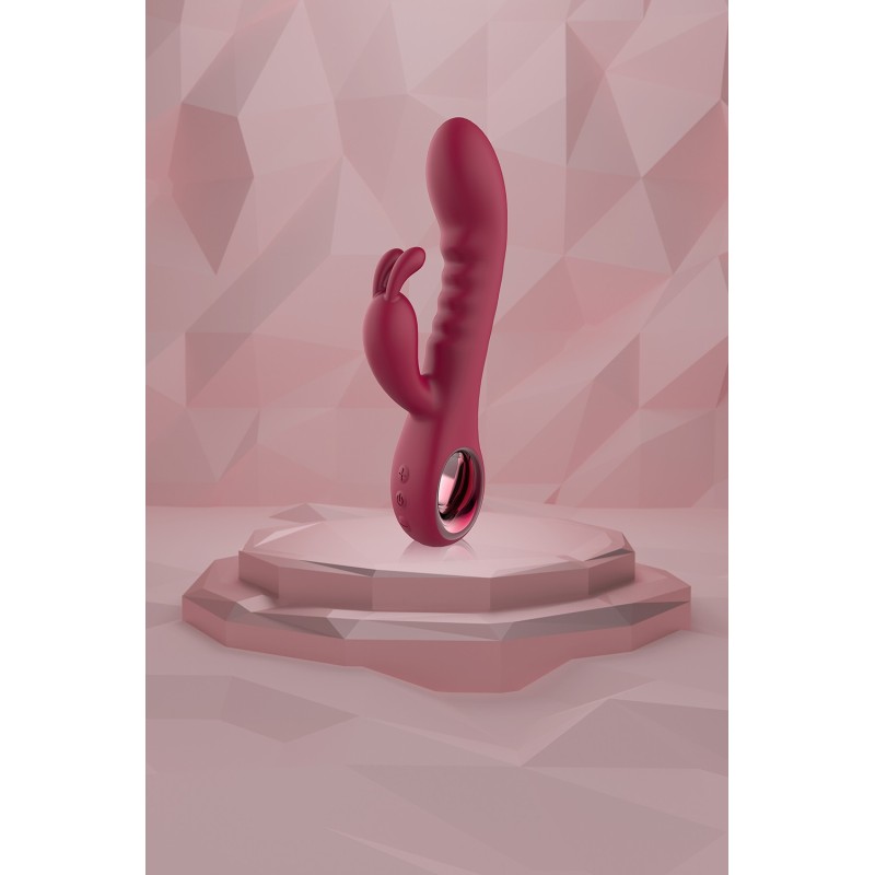 GLAM RABBIT VIBE - Vibratore Doppio Rabbit - 25 modalità