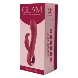 GLAM RABBIT VIBE - Doppelter Kaninchenvibrator - 25 Modi