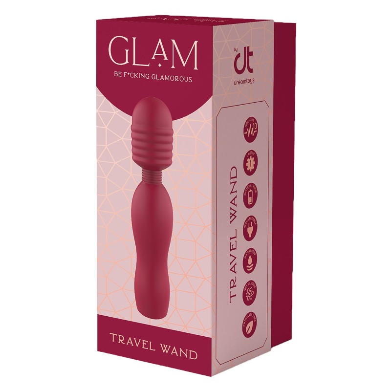 GLAM TRAVEL WAND 10 modes - Baguette rechargeable - 14,5 x 3,3cm