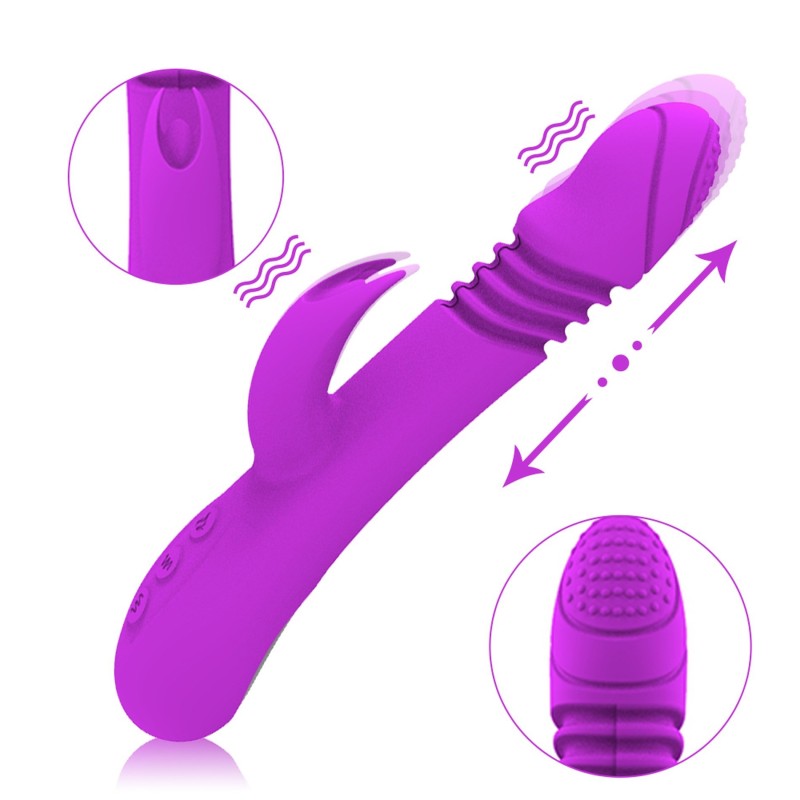 ELLA Vibrateur - Poussée, Vibreur et Effet de Chaleur - Rechargeable