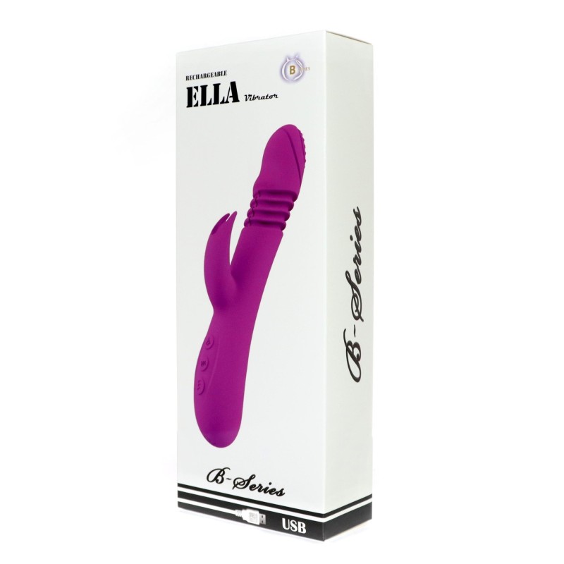 ELLA Vibrator - Thrusting, Vibrator and Heat Effect - Rechargeable