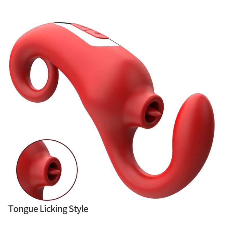 MERFI - Vibrador de língua e ponto G -100 modos - Recarregável