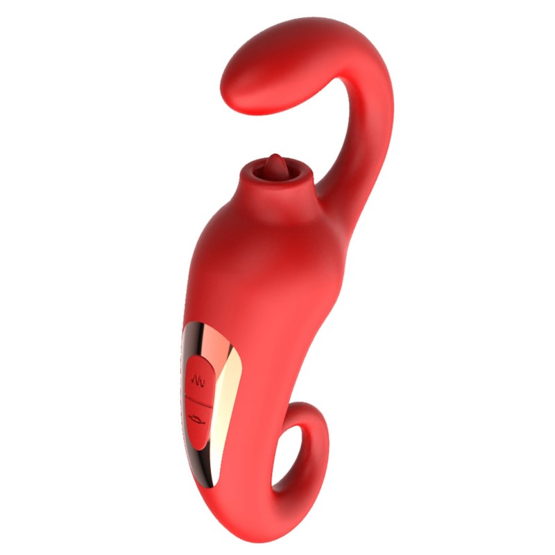 MERFI - Tongue and G-Spot Vibrator -100 modes - Rechargeable