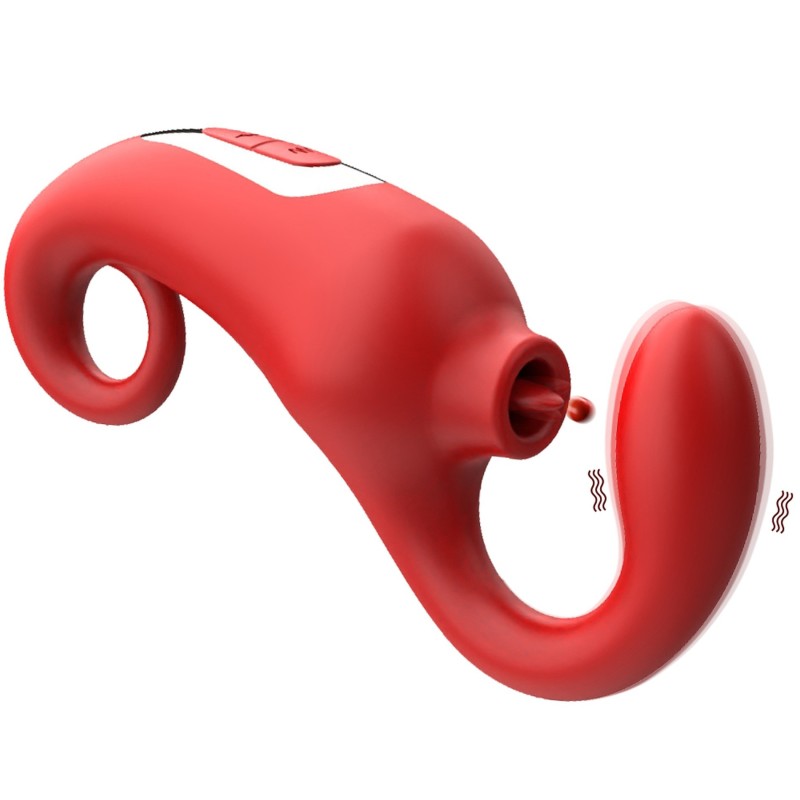MERFI - Zungen- und G-Punkt-Vibrator -100 Modi - Wiederaufladbar