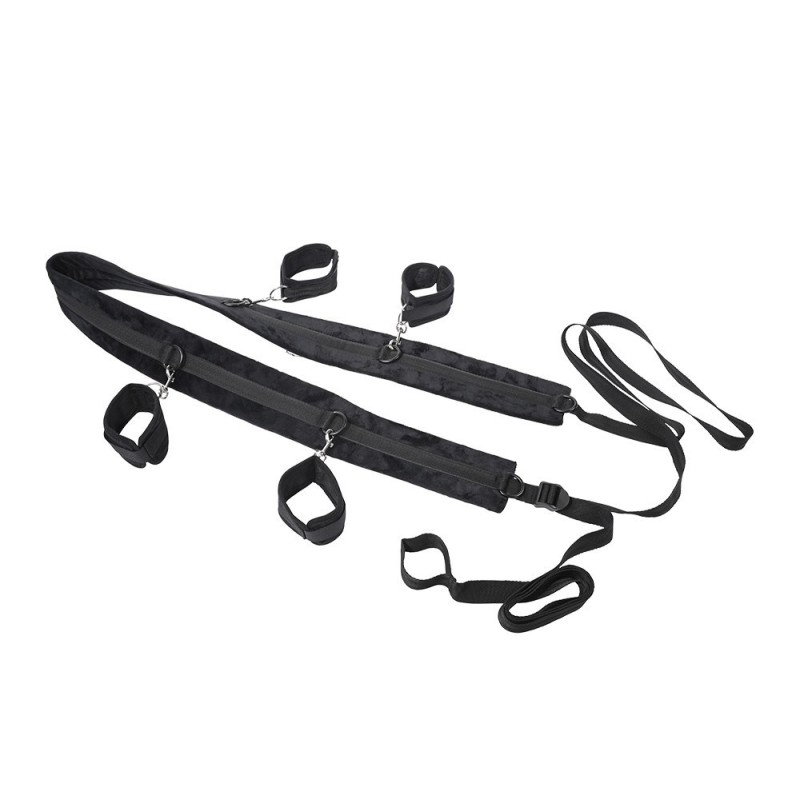 Kit d’attache de lit et de porte avec 4 menottes SPORTSHEET - PEU IMPORTE OÙ