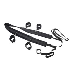 Kit d’attache de lit et de porte avec 4 menottes SPORTSHEET - PEU IMPORTE OÙ