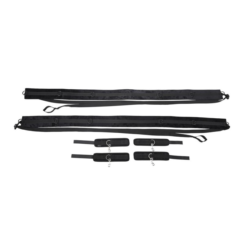 Kit di cravatte per letto e porta con 4 manette SPORTSHEET - NON IMPORTA DOVE