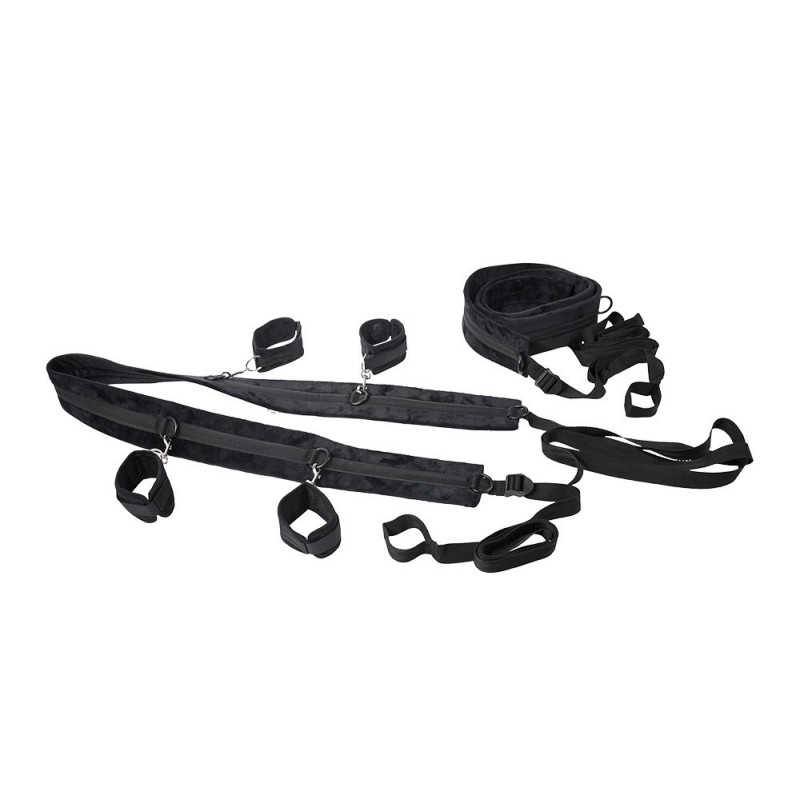 Kit de Amarração de Cama e Porta com 4 algemas SPORTSHEET - NÃO IMPORTA ONDE