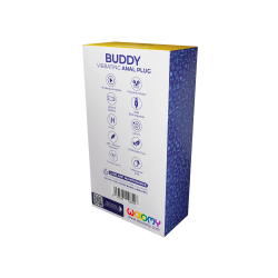 Buddy - Rechargeable Anal Vibrator 14x3.3cm - 10 modes