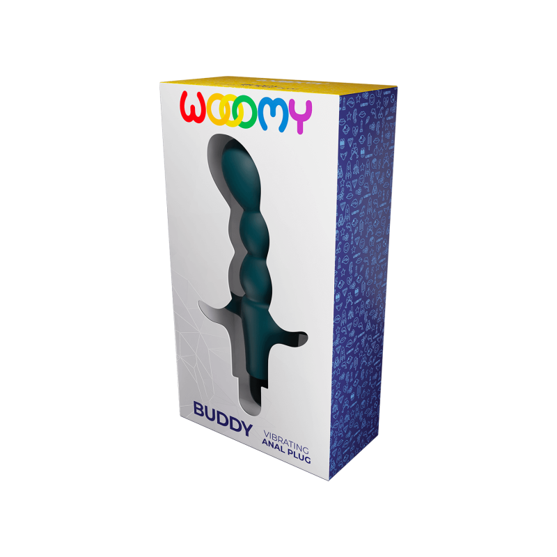 Buddy - Wiederaufladbarer Analvibrator 14x3,3cm - 10 Modi