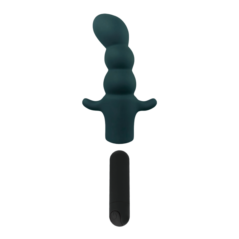 Buddy - Vibrador Recargable Anal 14x3,3cm - 10 modos