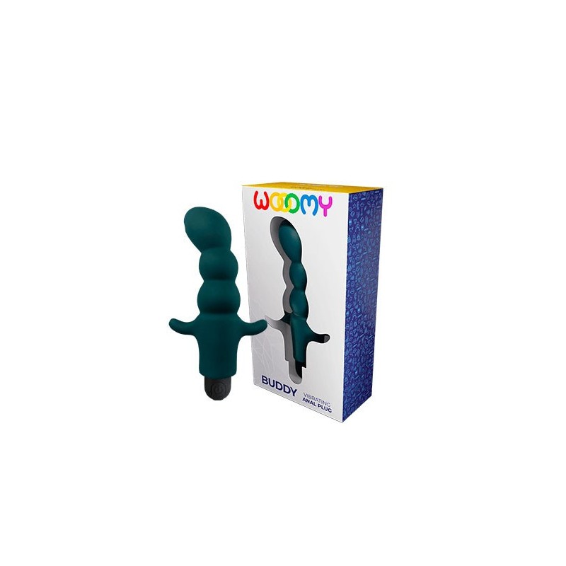 Buddy - Vibromasseur anal rechargeable 14x3.3cm - 10 modes