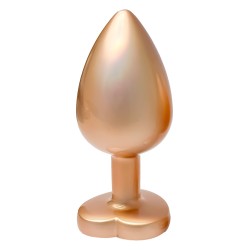 Bijou Anal Métallisé Gold Pearl L - Gleaming Love - 9.5 x 4.3cm