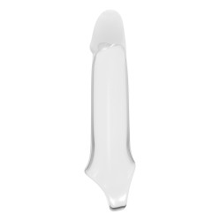 FUNDA TRANSPARENTE CON EXTENSIÓN 3,5cm Y SUJECIÓN TESTÍCULOS RAMROD