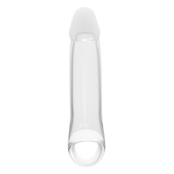 CAPA TRANSPARENTE COM 5CM DE EXTENSÃO E SUPORTE DE TESTÍCULOS RAMROD