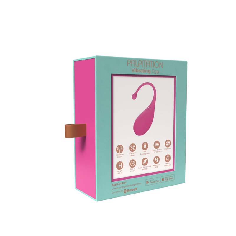 Palpitation Deep Vibration Egg Vibrator Rechargeable with APP