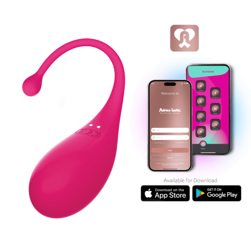 Palpitation Deep Vibration Egg Vibrateur rechargeable avec APP