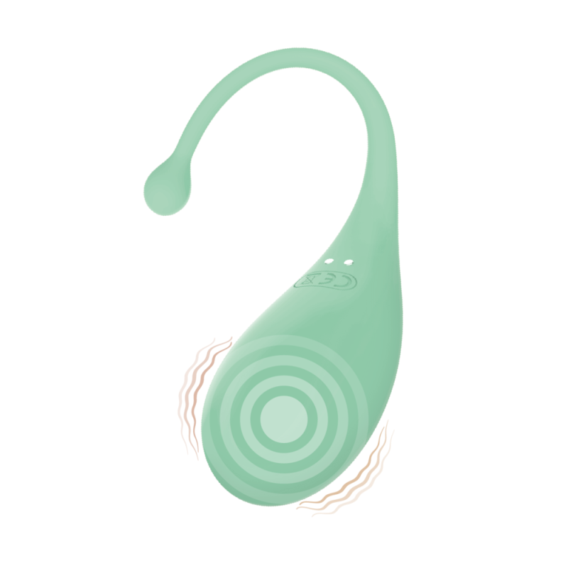 Palpitation Deep Vibration Mint - Oeuf vibrant rechargeable avec APP