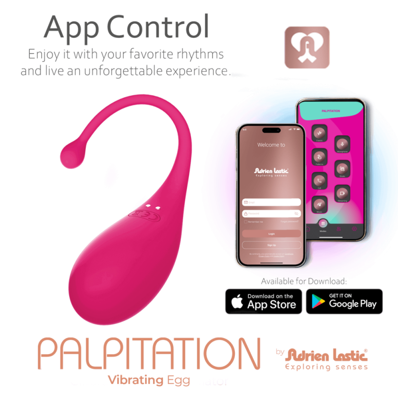 Palpitation Deep Vibration Mint - Uovo Vibrante Ricaricabile con APP
