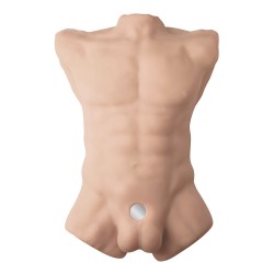 SILEXD Apollo L Full Torso com vibrador de 7 polegadas incluído