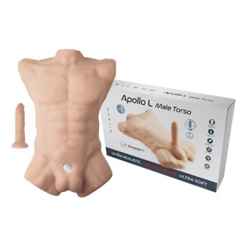 SILEXD Apollo L Full Torso avec gode de 7 pouces inclus 2