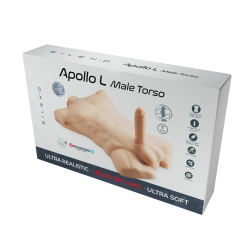 SILEXD Apollo L Full Torso com vibrador de 7 polegadas incluído