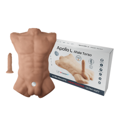 SILEXD Apollo Caramel L Full Torso con dildo da 7 pollici incluso