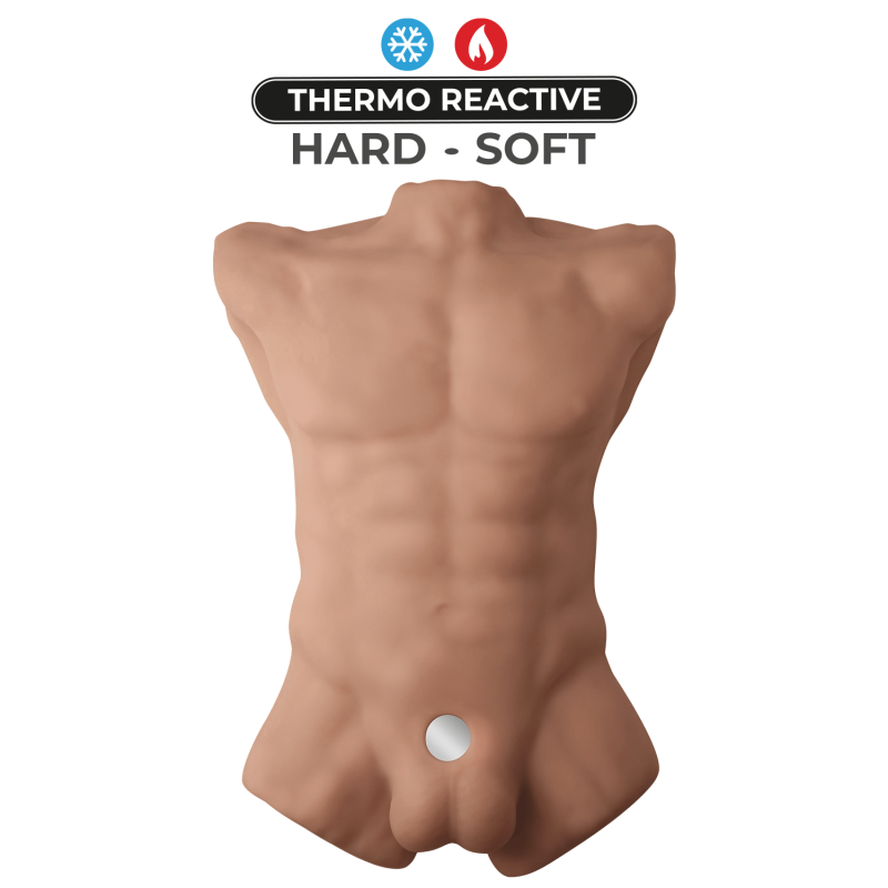SILEXD Apollo Caramel L Full Torso com vibrador de 7 polegadas incluído