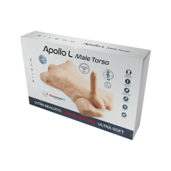 SILEXD Apollo Caramel L Full Torso com vibrador de 7 polegadas incluído