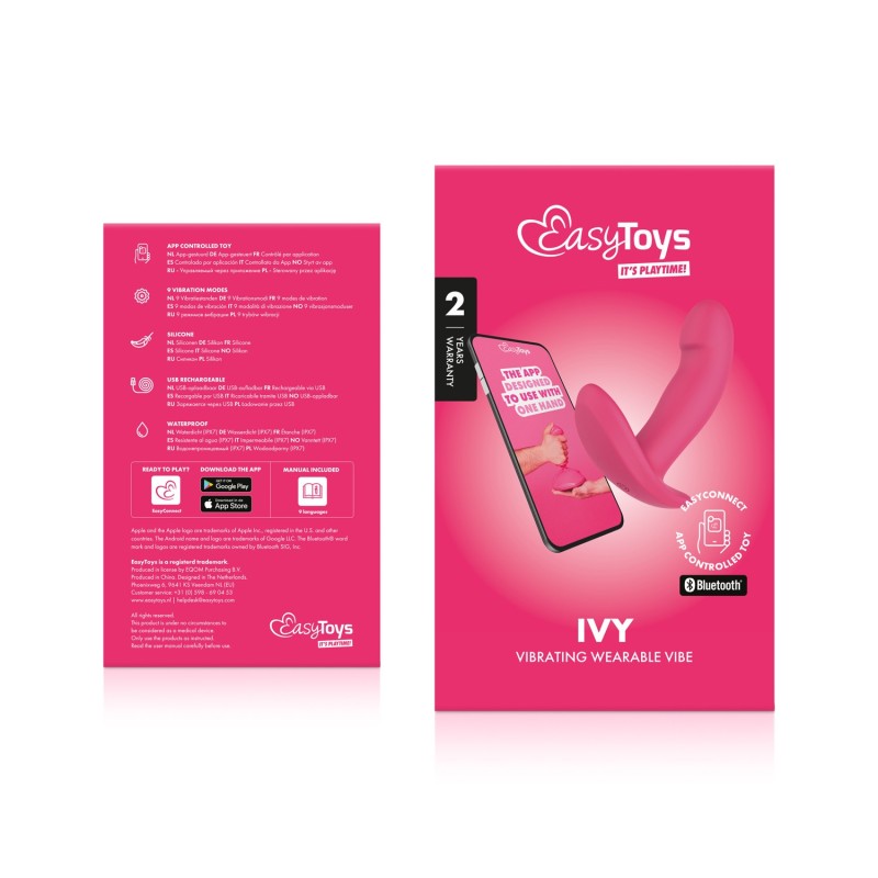 IVY - G-spot & P-spot vibrator with EasyConnect APP