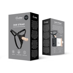 JAB STRAP - Harnais godemichet en silicone 13x3cm