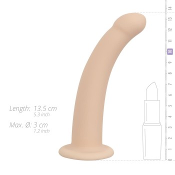 BANGER STRAP - Arnês com vibrador de silicone curvo 13,5x3cm 2