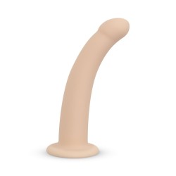 BANGER STRAP - Harness mit gebogenem Silikondildo 13,5x3cm