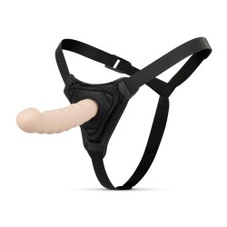 THRUSTER STRAP - Halbrealistischer Silikon Dildo Harness 14,5x3cm