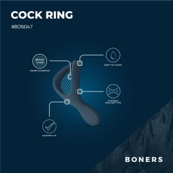 Penis ring with perineum stimulator BON047