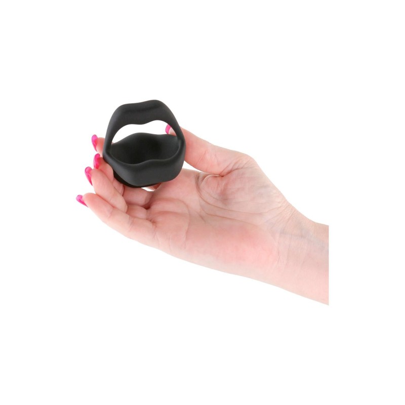 STROBE - Anel Duplo - Recarregável com Vibração - com APP TECHNO