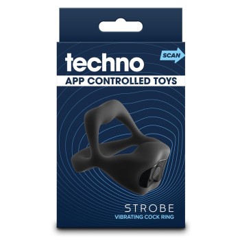 STROBE - Doppelter Ringring - Wiederaufladbar mit Vibration - mit APP TECHNO 2