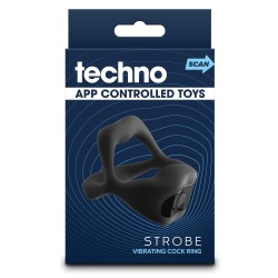 STROBE - Doppelter Ringring - Wiederaufladbar mit Vibration - mit APP TECHNO