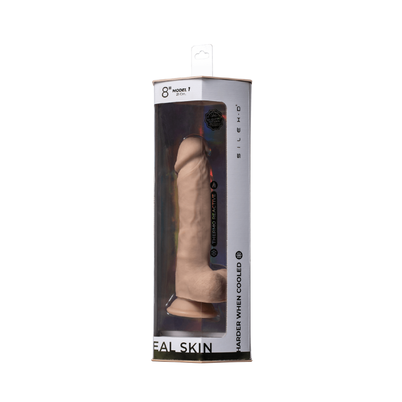 Silexd – Modelo de pele real 1 8 "polegadas (20 cm) de silicone líquido