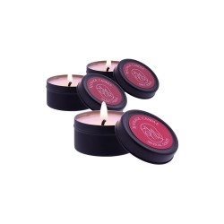Conjunto de 3 Velas de Massagem - AMOUR