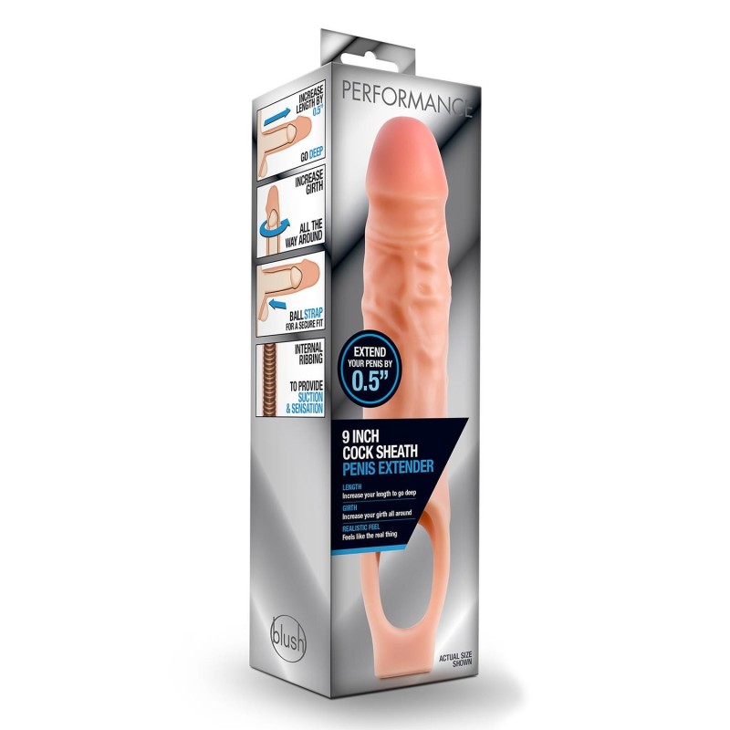 Cock Sclosure 15cm Einführbare Abdeckung mit Sensafeel
