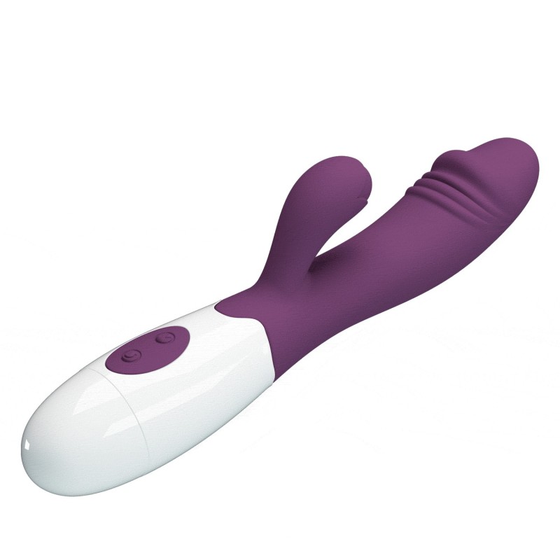 Snappy Dark Purple - Double Vibrator 30 modes
