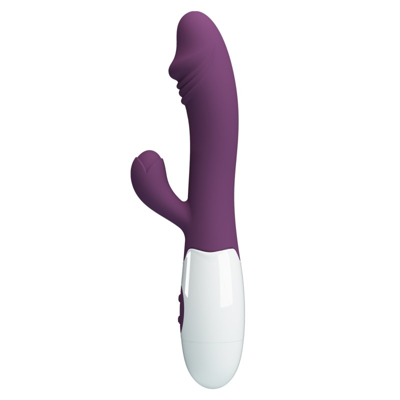 Snappy Dark Purple - Doppelvibrator 30 Modi